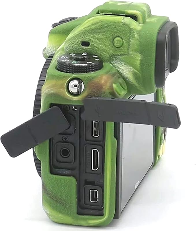 Professional Secure Silicone Camera Case Cover Housing Body Skin for Nikon Z6 Z7 Full Frame Mirrorless Camera (Camouflage)