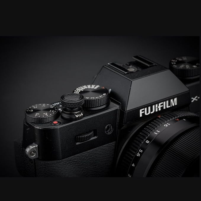 JJC Camera Soft Release Button, Shutter Button for Fuji Fujifilm X-T5 X-T4 X-T50 X-T30 III II X-PRO3 X100VI X100V X-E5 X-E4 X Half GFX100RF Sony RX1R II RX10 IV III Leica Q3 M10 M9 Nikon Df F3 Zf