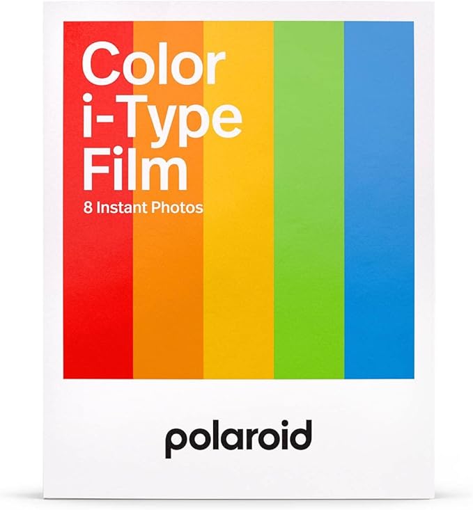 Polaroid Color i-Type Instant Film (8 Exposures) + 5" Photo Album for Polaroid Prints - Gift Bundle
