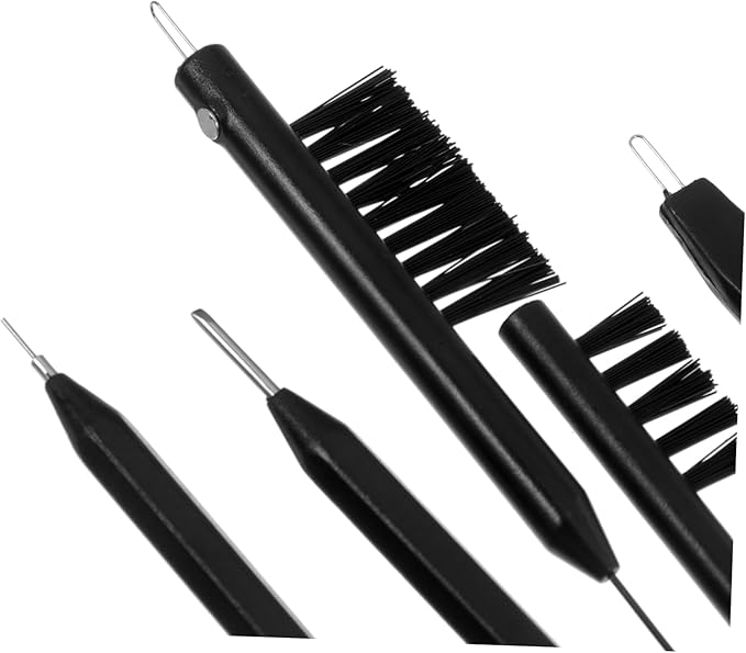 Baluue 1set Cleaning Essentials Kit Maintenance Set Brushes Dry Cleaning Cloth Ventilation Rod and Screwdriver for and Care