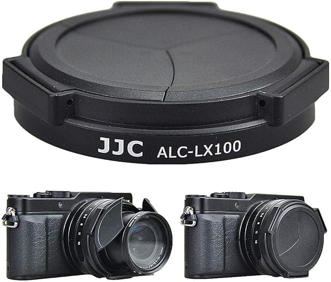 Auto Open and Close Lens Cap Protector for Leica D-LUX 8 D-LUX (Typ 109) D-LUX 7 Panasonic Lumix LX100 II (DC-LX100M2) DMC-LX100 Replaces DMW-LFAC1 Automatic Lens Cap, Fits Filter Thickness Below 8mm