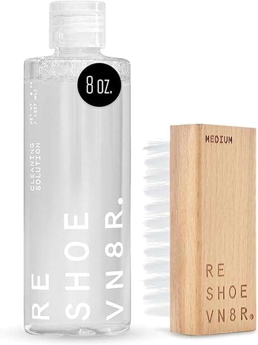 RESHOEVN8R Shoe Cleaner Kit and Sneaker Cleaner Sets - Cleaning Kit Solution for Sneakers, Mesh, Canvas, Suede, Knit, Leather