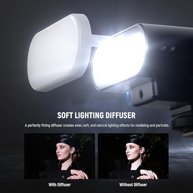 NEEWER Z160 SE Camera Flash, 20Ws GN15 6000±200K Speedlight, Manual 1/1-1/128 Power & S1/S2 Mode 3.7V/1200mAh Battery 650 Full Power Studio Light, Compatible with Canon Nikon Sony Fuji Olympus Cameras