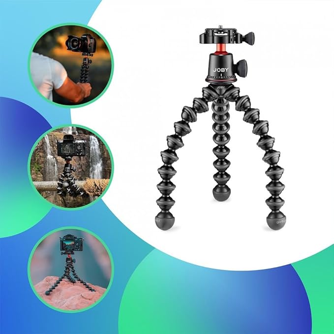 JOBY GorillaPod PRO Vlog Kit, Ultimate Camera Kit, GorillaPod 3K PRO, Wavo PRO, Shotgun Supercardioid Microphone, Rycote Lyre, Flexible Tripod, Run&Gun, YouTube, Filmmaking, DSLRs, Mirrorless, CSC