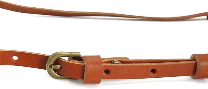 SNLxStudioz Handmade Genuine Leather Camera Strap - Quick Release Shoulder Neck Belt Compatible with Sony, Fujifilm, Canon, Nikon Mirrorless & DSLR - Vintage Retro Style, Handcrafted Soft & Secure Fit