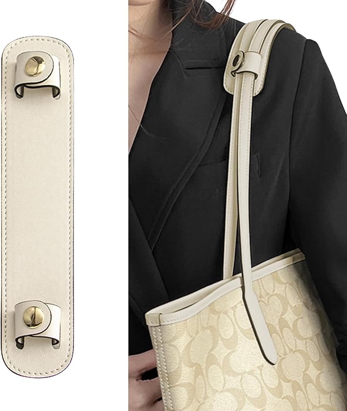 Shoulder Strap Pad Replacement,Microfiber Leather Strap Pads Detachable Cover for Tote Bag