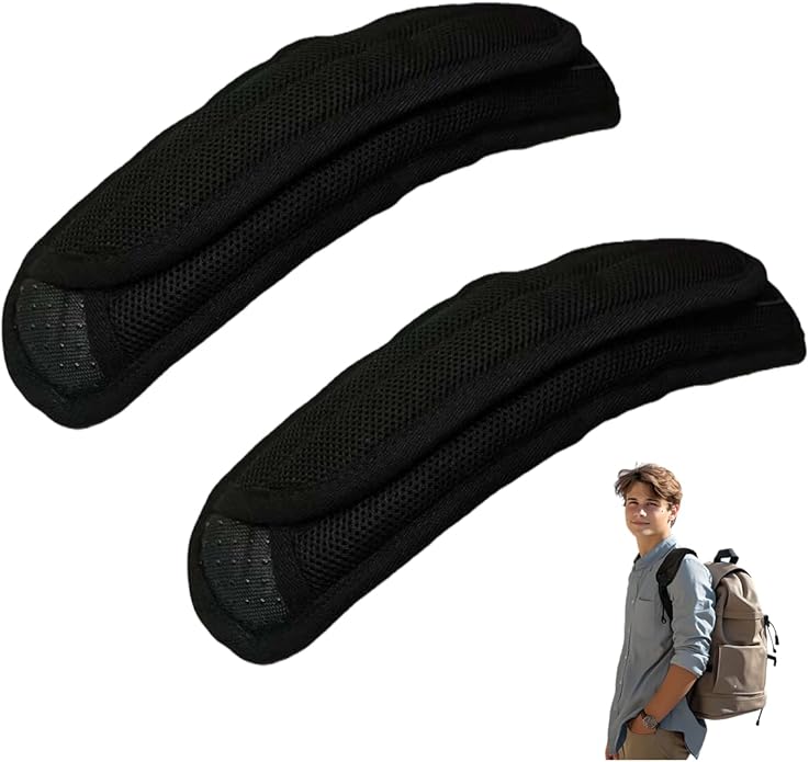 2PCS Shoulder strap pad, with Ultra thick Cushion, Luggage Bag Crossbody, Plus Long & Anti-slip &Breathable, Universal