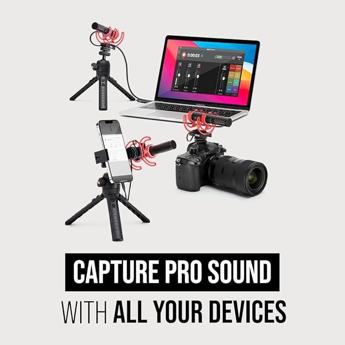 Rode VideoMic GO II Camera-Mount Lightweight Directional Microphone (2nd Gen)