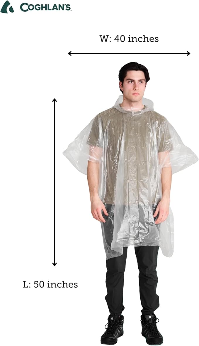 Coghlan's 9173 Emergency Poncho 4 Pack