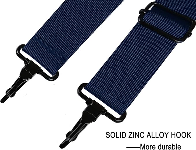 Shoulder Strap, Durable 55" Universal Replacement Laptop Shoulder Strap, Adjustable Comfortable Belt with Metal Hooks for Briefcase, Computer Messenger Bag, Laptop Case Luggage/Duffel/Camera, (Blue)