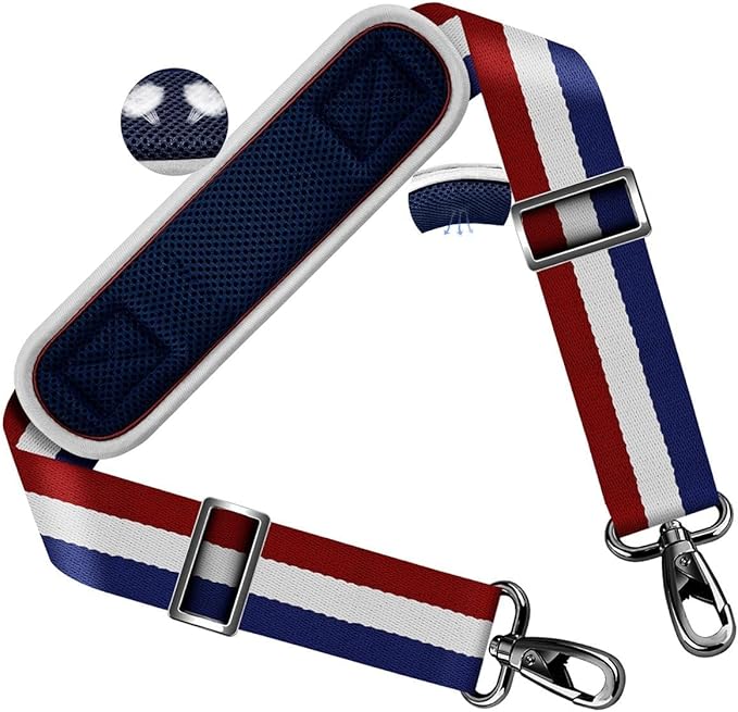 ZINZ Shoulder Strap 58" Ultra-Thick Fixed Padded and Adjustable Buckles Crossbody Strap for Briefcase Laptop Bag Luggage