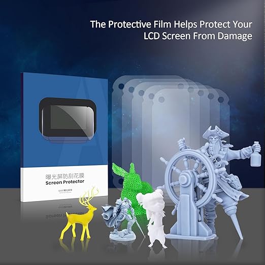 Anycubic Photon Mono 4K LCD Protective Film - 5Pcs for 4K 6.23inch SLA UV Resin 3D Printers - Thickness 0.1mm (NOT for Mono 2K)