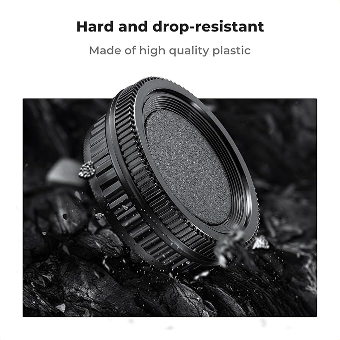 K&F Concept Rear Lens Cap & Body Cap Cover & Hot Shoe Cover Kit for Pentax K Mount Camera Lens K3 K3 II K70 KS1 KS2 K500 K50