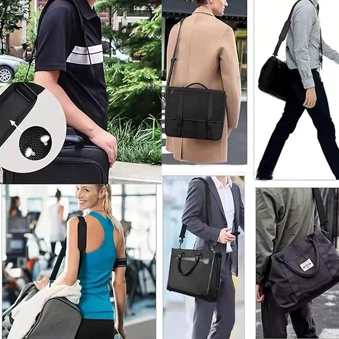 Azarxis Wide Replacement Shoulder Strap Adjustable Crossbody Canvas Webbing for Messenger Bag Laptop Computer Bag