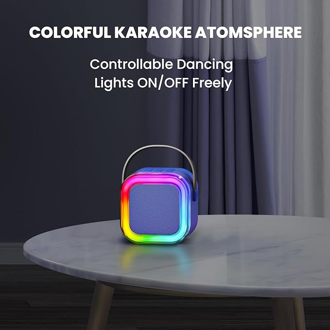 Mini Karaoke Machine for Kids, 2026 TOP Toys Birthday Gifts Ideas for Girls Ages 4, 5, 6, 7, 8, 9, 10, 12+ Years Old, Portable MP3 Player with 2 Wireless Mics for Family Home Party