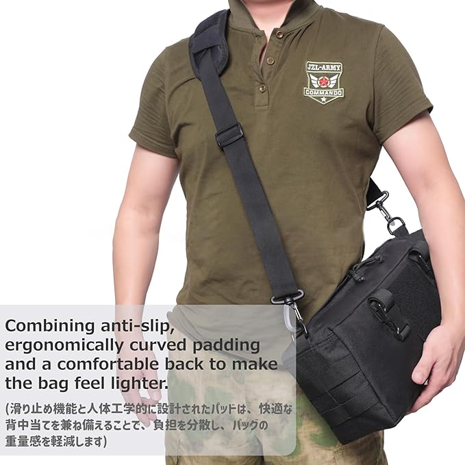 Azarxis Wide Replacement Shoulder Strap Adjustable Crossbody Canvas Webbing for Messenger Bag Laptop Computer Bag