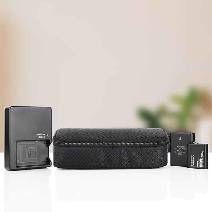 TXEsign DSLR Camera Battery Storage Bag, Battery Holder Case for GoPro Hero 10 9 8 7 6 5 4
