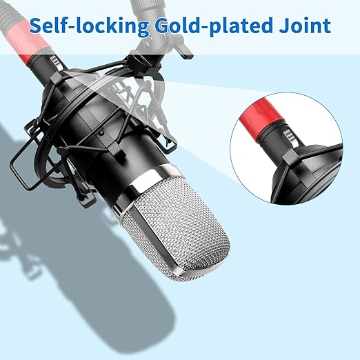 XLR Cable 3.3ft 2 Packs - Premium Balanced Microphone Cable with 3-Pin XLR Male to Female Mic Speaker Cable, Black, Pure Copper and Plated Conductors, PVC Jacket