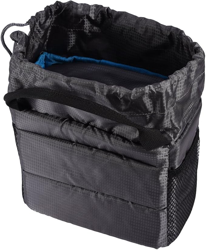 Padded DSLR/SLR Camera, Portable Insert Partition Camera Handbag Shockproof Protective Case Carrying Pouch for DSLR Camera/Lens(Gray)