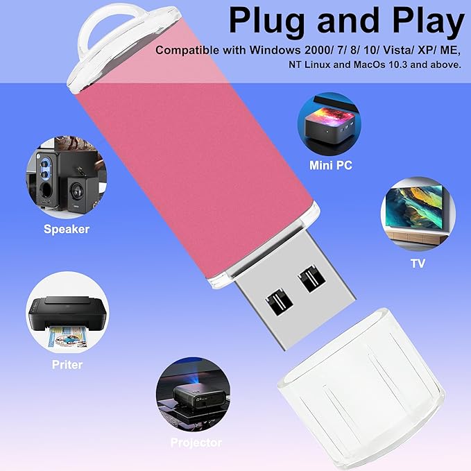 1GB USB Flash Drive 10 Pack Nicepicten USB 2.0 Thumb Drives Metal Jump Zip Drive Memory Stick Pendrive Memoria USB 1 GB with 10PCS Lanyard Label - Mixcolor 10 X 1GB Flash Drives
