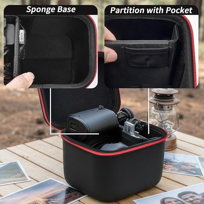 Camera Case for 2025 Upgraded 8K Digital Camera, Vertical Autofocus Vlogging Camera Storage Compatible with Duluvulu/ for XNSIAKXA/ for LIYTIFOR 88MP Cameras & Accessories with Shoulder Strap-Bag Only