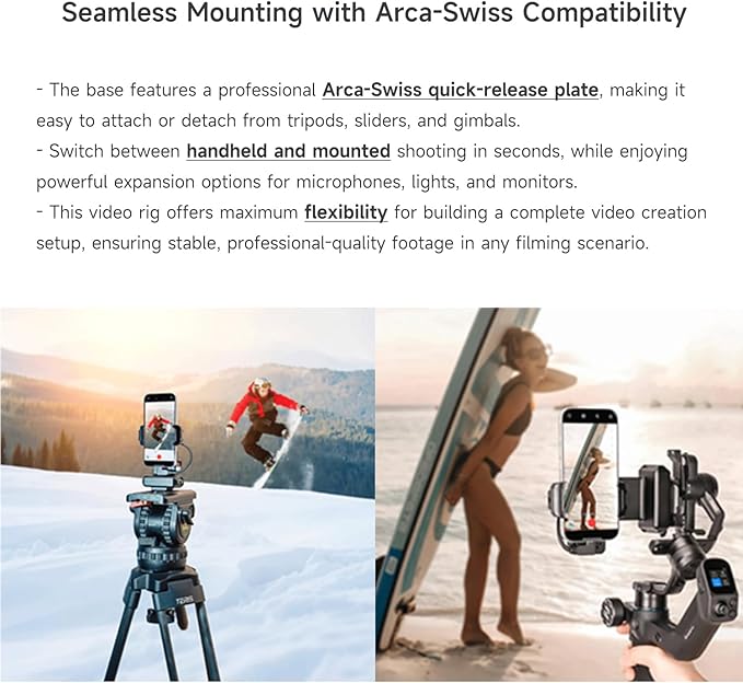 FeiyuTech Phone Video Rig Pro for iPhone 17 16 15 Pro/Pro Max - ProRes 4K Filmmaking Cage with External Storage Hub,Cooling Fan,Battery Extension,USB-C Expansion for Professional iPhone Video Create