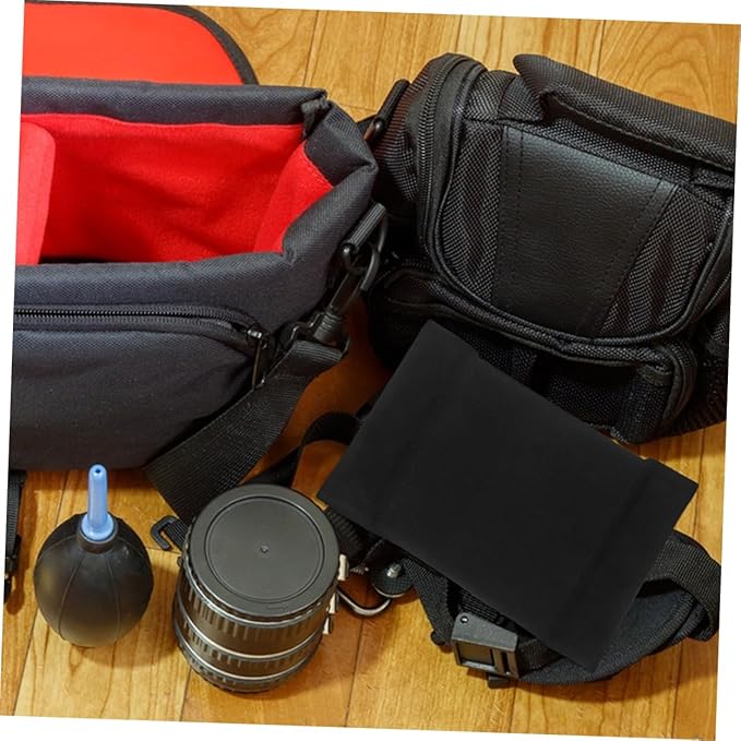 HOMSFOU 5pcs Padded Camera Bag Dividers DSLR Camera Bag Inserts Shock Absorbing Organizers for Storage Modern Accessories