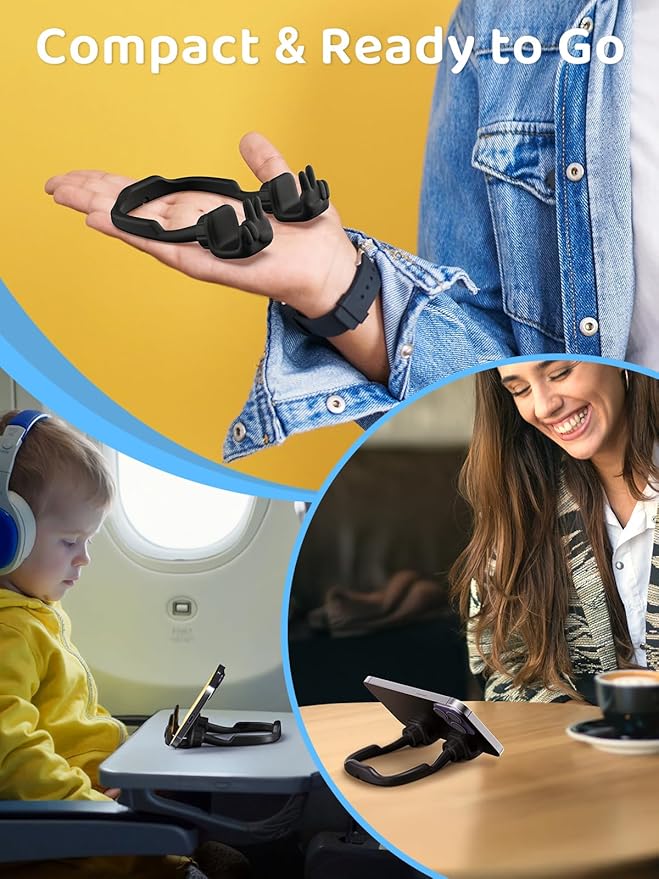 Easter Basket Stuffers Essentials for Teens Boys Girls: Cell Phone Stand Upgrade Adjustable Peace Sign Cell Phone Holder for Desk Cool Gadgets Fun Easter Gifts for Adults Kids Men Women Teenagers