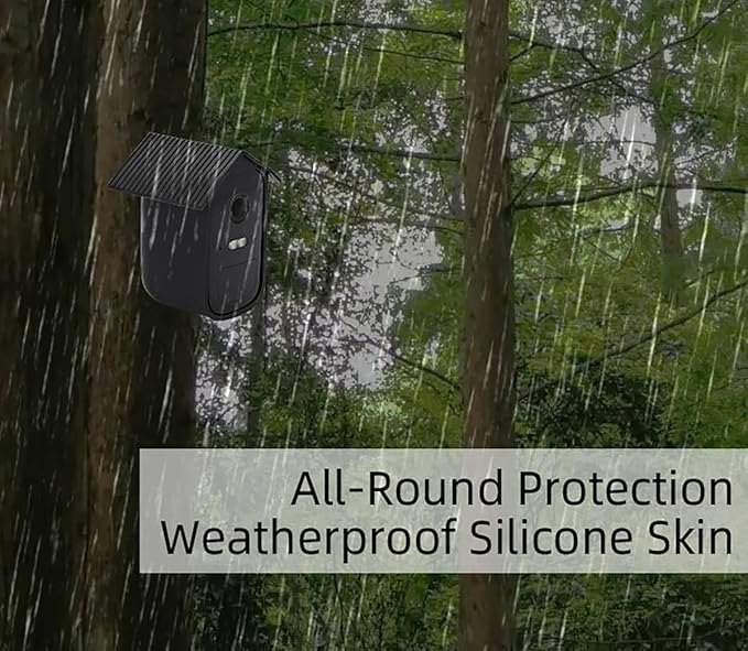 Camera Silicone Protective Cover/Case/Skin for eufy Security eufyCam 2C Cam & eufyCam 2C Pro Wireless Home Security Outdoor Camera, Protection Against UV Rays and Rain