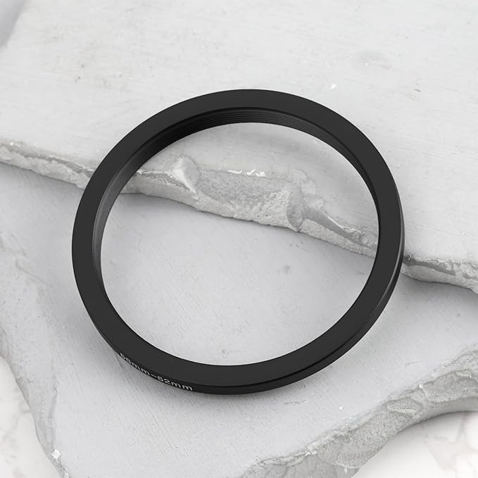 2pcs 58mm to 52mm Camera Lens Step-Down Ring Adapter Aluminum Alloy for Filter Sdapters Cameras SLRs
