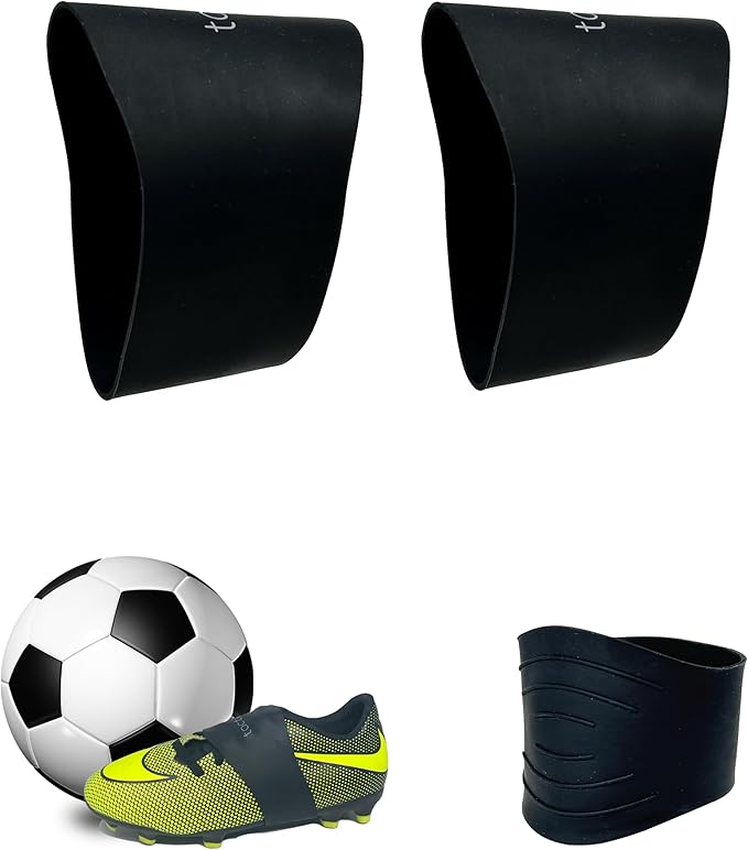 Tactia Soccer Lace Bands Youth – Premium Silicone – Lace Cover for Soccer Cleats, Soccer Shoe Lace Bands (1 Pair)