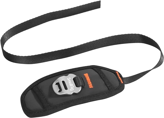 SmallRig Camera Cage Wrist Strap, Universal Quick Adjustable Secure Grip Camera Cage Handle Hand Wrist Strap PAC2456