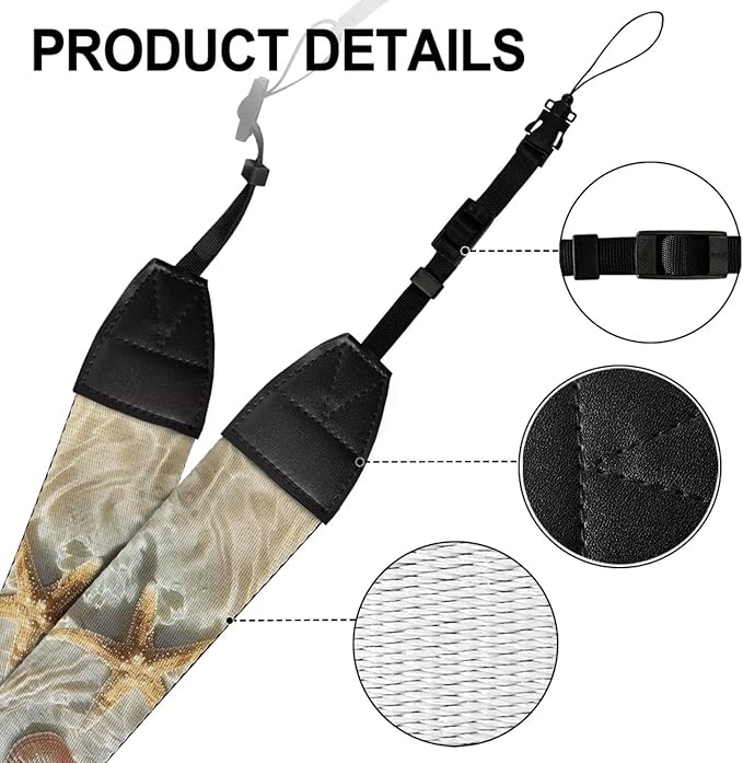 GLENLCWE Camera Strap, Camera Strap for Photographers Neck Strap Replacement Fit Most Cameras
