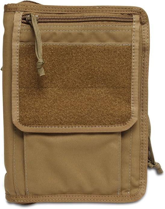 Tactical Notebook Covers | Field Data Cover System | Heavy Duty Zippered Organizer | Fits Notebooks 5” x 7.5” to 5.5” x 8.25"