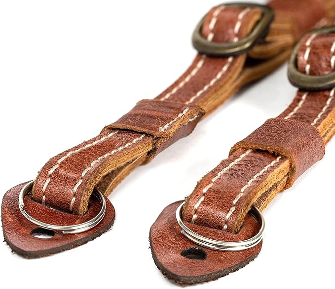 MegaGear SLR, DSLR Sierra Series Genuine Leather Camera Shoulder or Neck Strap