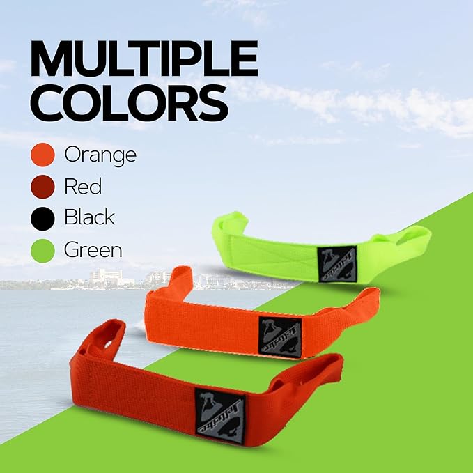 Jettribe Jet Ski Tow Loop - Nylon Loop Tow for Ultimate Watercraft Performance - Jettribe PWC Race Accessories for Secure Emergency Tows - Bow Tow Strap with Quick Connect - Black