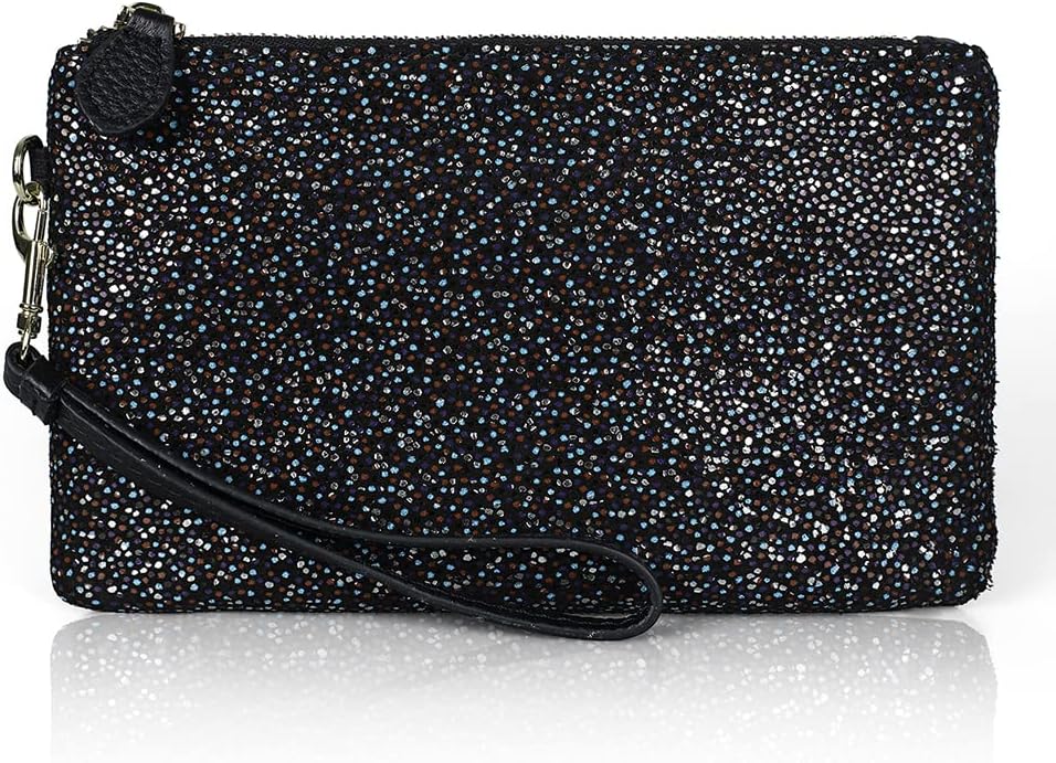 befen Genuine Leather Wristlet Clutch RFID Blocking Bag Cell Phone Wallet Purse Wristlet Wallet Purses and Handbags for Women