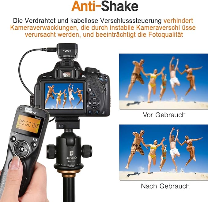 Pixel TW-283/N3 LCD Wireless Shutter Release Timer Remote Control for Canon 7D Series, 5D Series, 50D, 40D, 30D, 10D