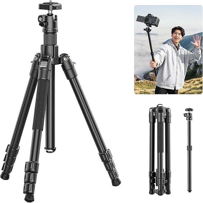 ULANZI HD02 Magic Arm Super Clamp Kit and TT53 Camera Tripod