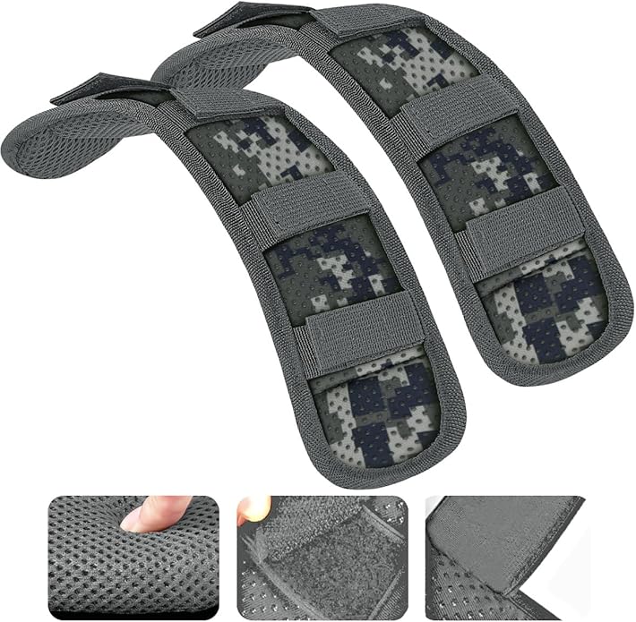 ZINMARK 2Pcs Ultra-Thick Shoulder Pad Cushions for Laptop Bags,Messenger Bags,Briefcases,Luggage, Tool Bags,Travel Bags etc