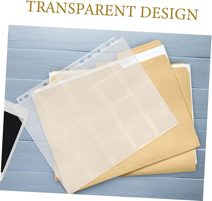 30pcs Negative Film Holder Binder Bag Portable Storage Sleeves for Film Negatives Acid Pouches for Safe Organization and