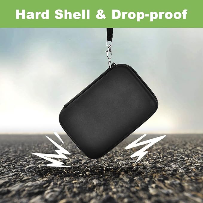 USB Flash Drive Case, SD Card & Memory Stick & Thumb Drives Pouch for SanDisk, for Samsung, Hard Shell Protective Storage Organizer - for IT Admins, Photographers & Film Crews - Box Only- (Black)