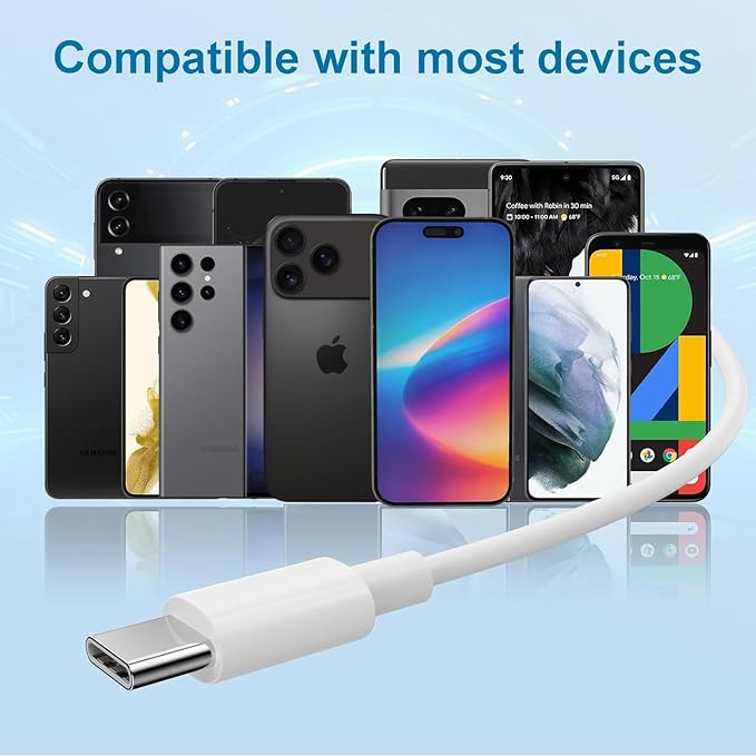 2 Pack-USB C Headphones for iPhone 17/16/15 Pro Max,Type C Earbuds Wired Earphones with Mic & Remote Control Noise Cancelling for iPhone 17/16/15 Plus/Air/Pro, iPad Pro, Galaxy S25/S24/S23/S22,Note 20