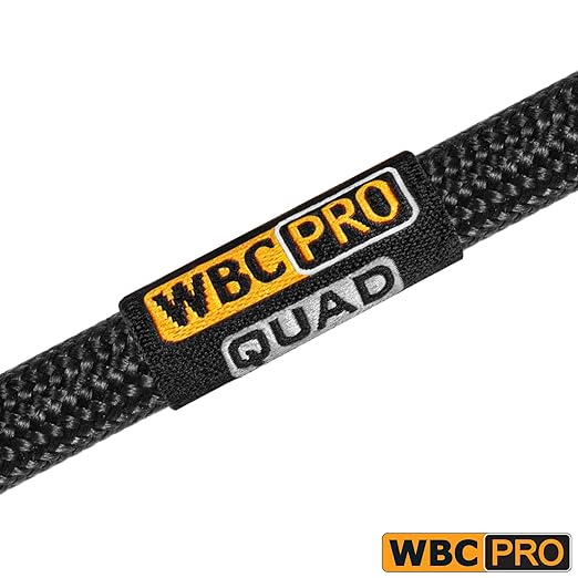 2 Units - 2 Foot - WBC-PRO-Quad Ultra-Silent Ultra-Flexible Balanced Star-Quad Cable with Neutrik Male & Female XLR Plugs & Black Tweed Jacket