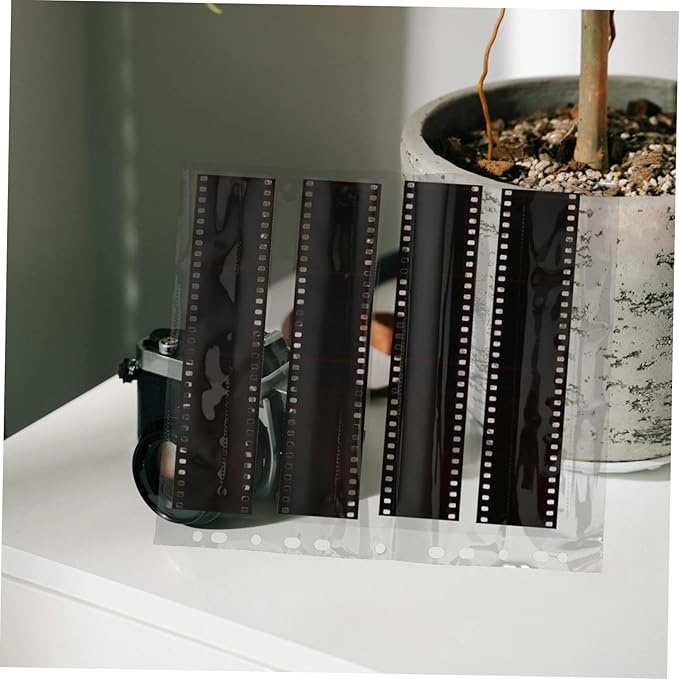 10pcs Negative Sleeves for Film Storage Heavy Duty Document Pouches Photo Protectors for Organizing Negatives and Preserving Memories