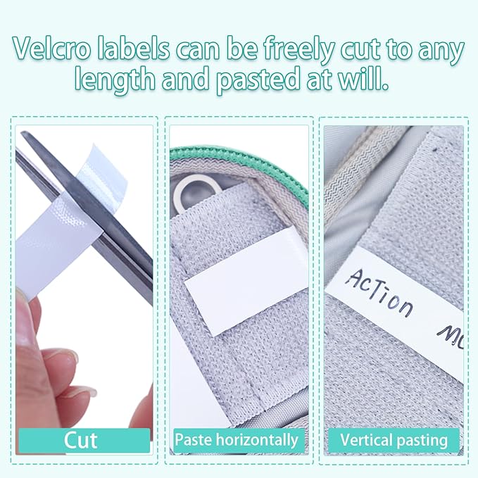 VNEIRY 12-Slot USB Drive Organizer w/Velcro Labels & Quick-Dry Marker - Peel & Stick Anywhere! Secure Case for Thumb/Jump Drives | Fits Most USB Sticks | 12-Capacity | Green
