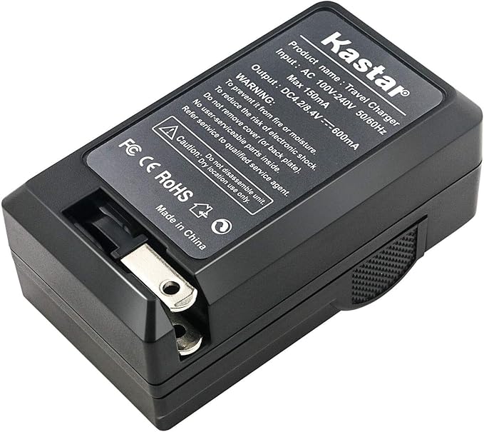 Kastar BN-VF707U AC Wall Battery Charger Replacement for JVC BN-VF707U BN-VF707UE BN-VF707US BN-VF714U BN-VF714UE BN-VF714US BN-VF733U BN-VF733UE BN-VF733US Battery, AA-VF7 AA-VF7U Charger