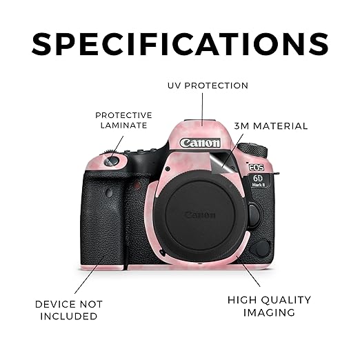Camera Skin Compatible with Canon EOS 6D Mark II Camera (2017) - Cotton Cloud - Premium 3M Vinyl Protective Wrap Decal Cover - Easy to Apply | Crafted in The USA by MightySkins