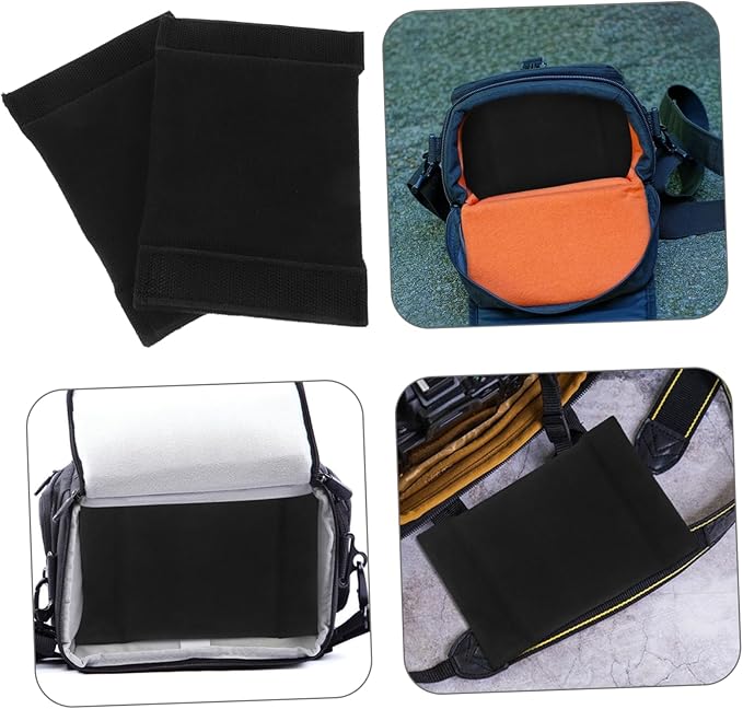 Veemoon 2pcs Padded Camera Bag Divider Kit Dslr Camera Bag Insert Organizer for
