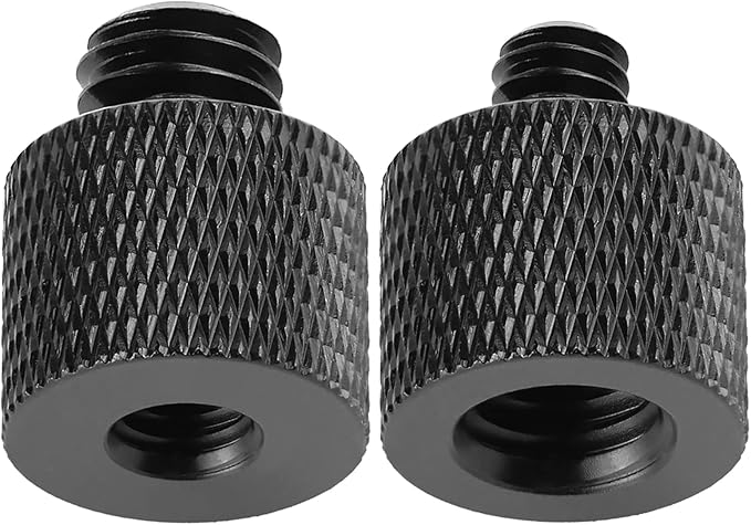 1/4 to 3/8 & 3/8 to 1/4 Camera Tripod Adapter - Male to Female Screw for Camera, Mount, Monitor